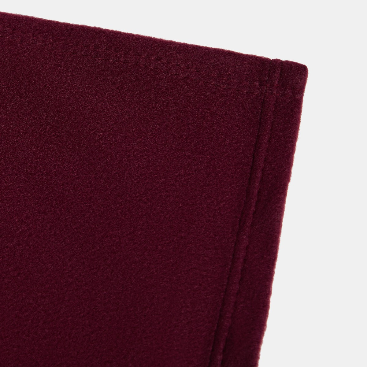 OHS Plain Fleece Throw - Burgundy>