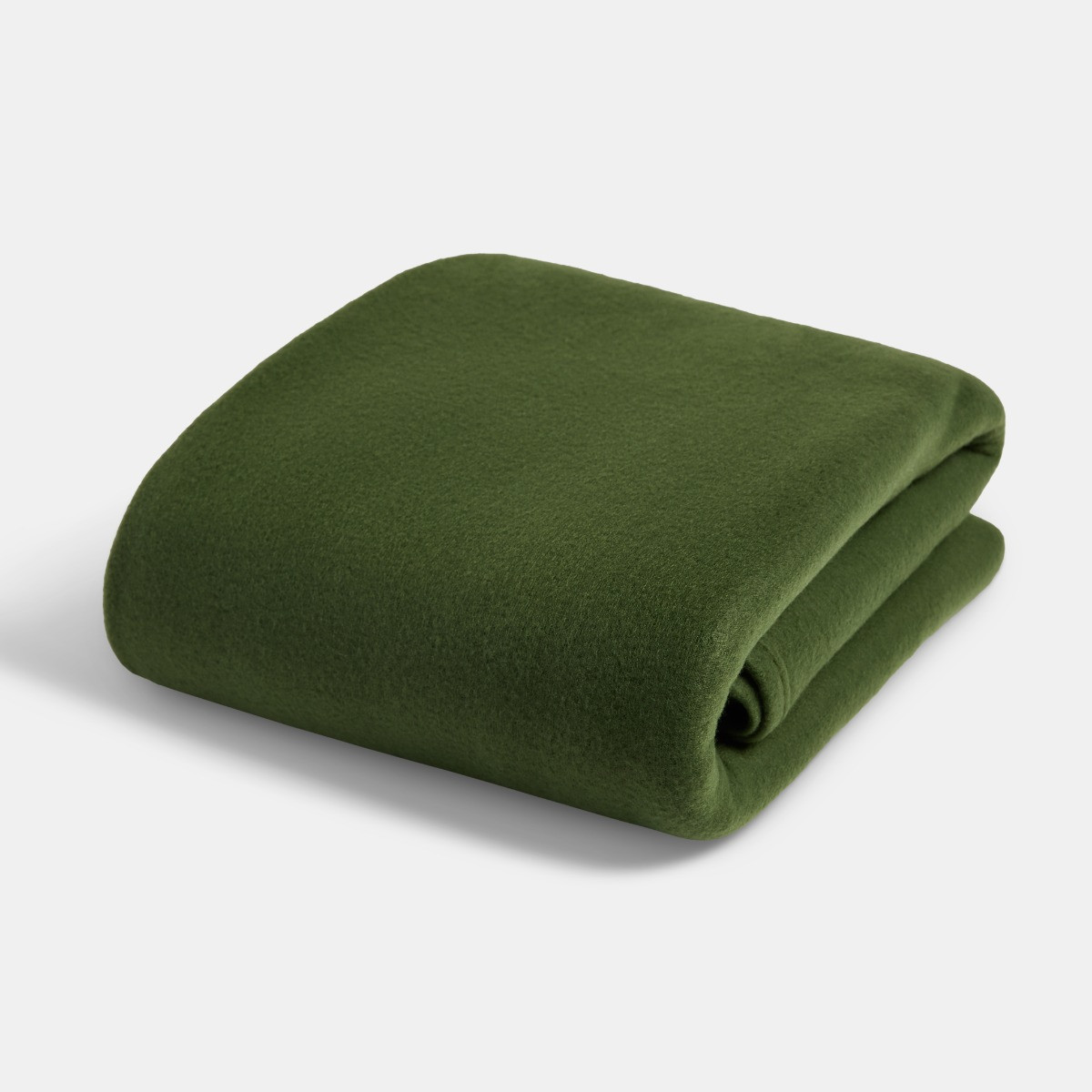 OHS Plain Fleece Throw - Woodland Green>