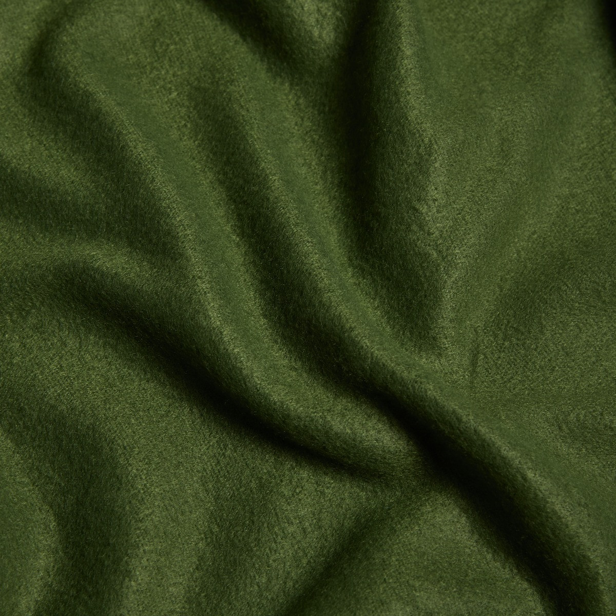 OHS Plain Fleece Throw - Woodland Green>