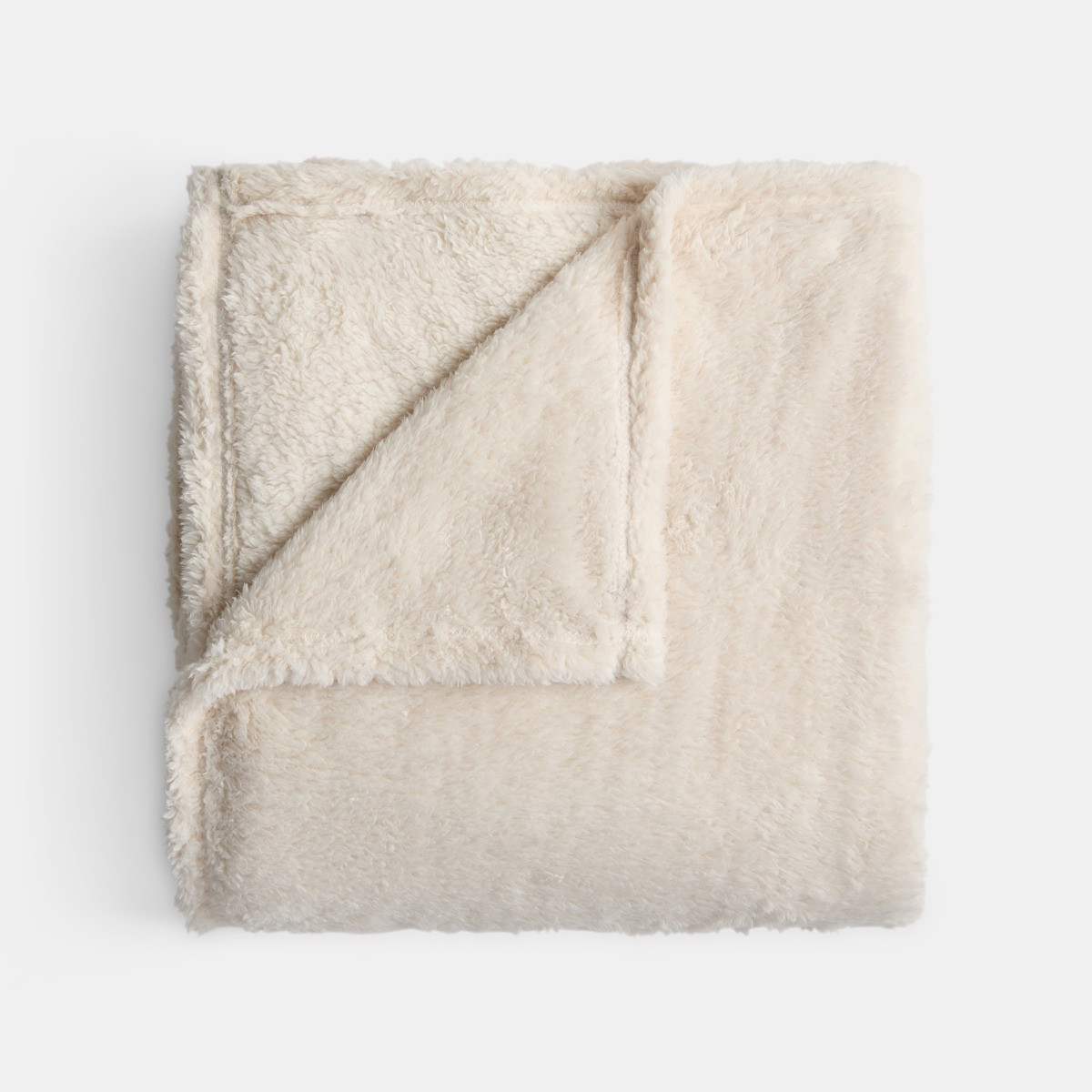 OHS Teddy Fleece Throw - Cream>