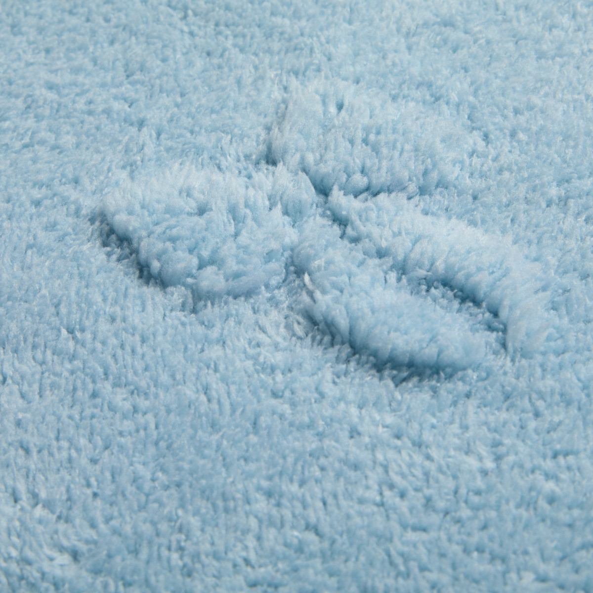 OHS Tufted Bow Teddy Fleece Throw - Blue>