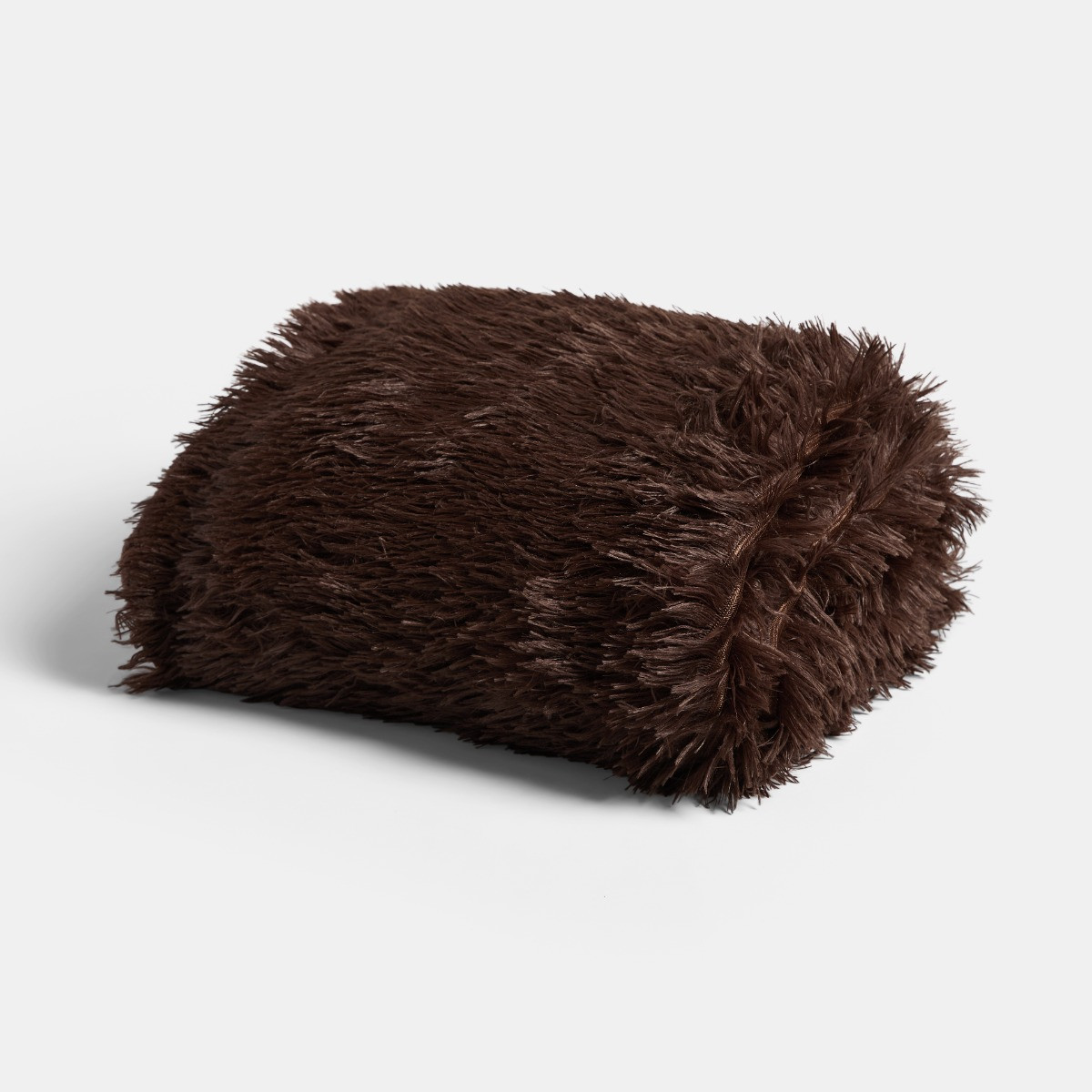 OHS Fluffy Fleece Throw - Chocolate>