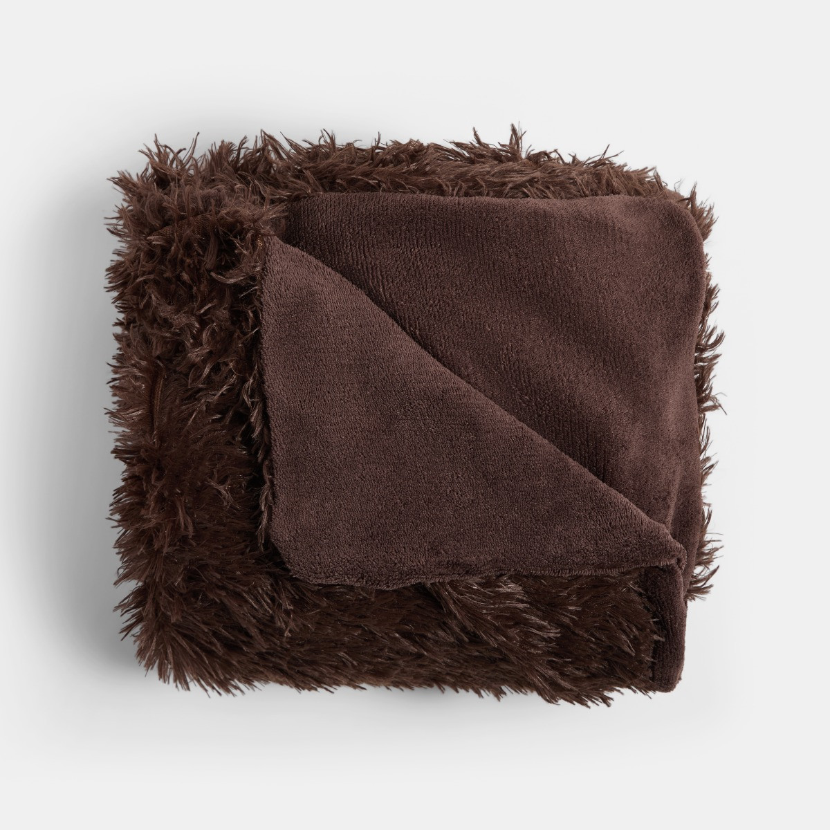 OHS Fluffy Fleece Throw - Chocolate>