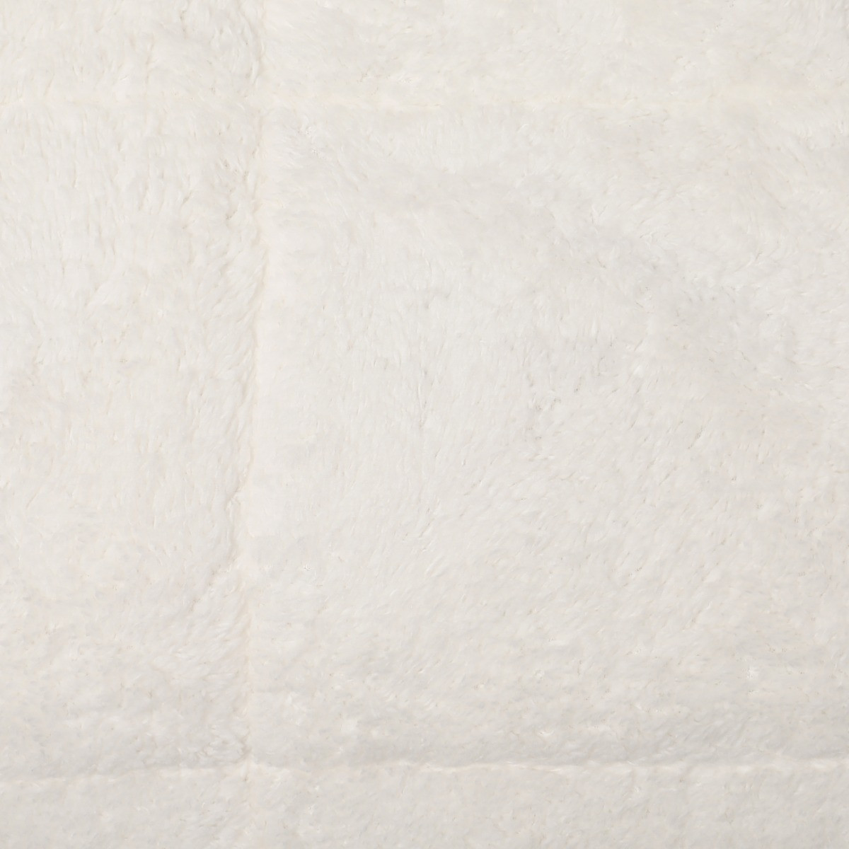 OHS Teddy Fleece Quilted Weighted Blanket - Cream>