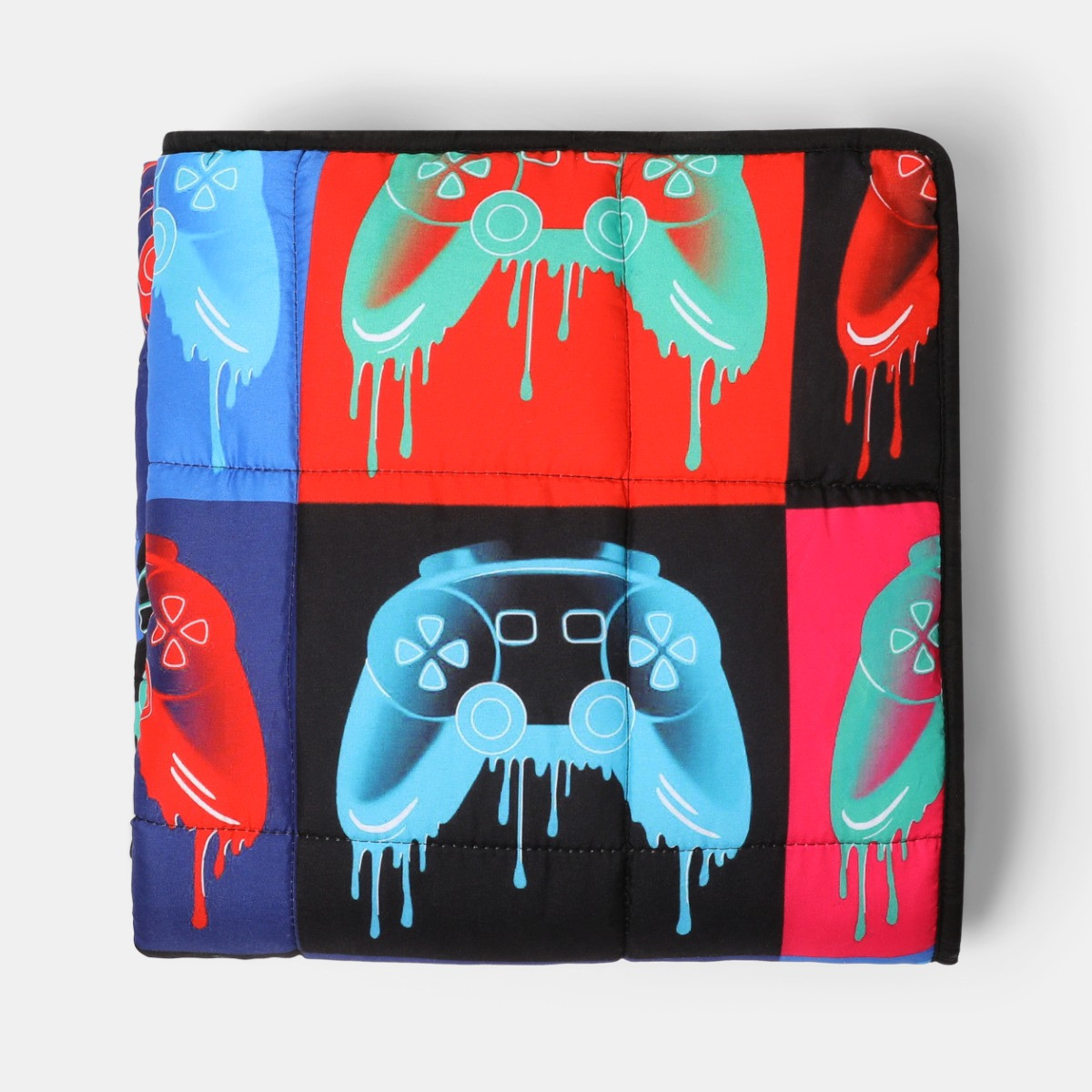 OHS Kids Neon Drip Gaming Weighted Blanket, Multi - 3kg>