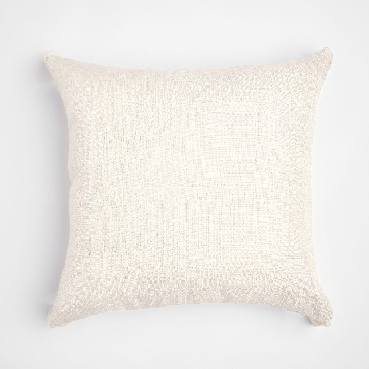 Dreamscene Tassel Cushion Covers - Cream>