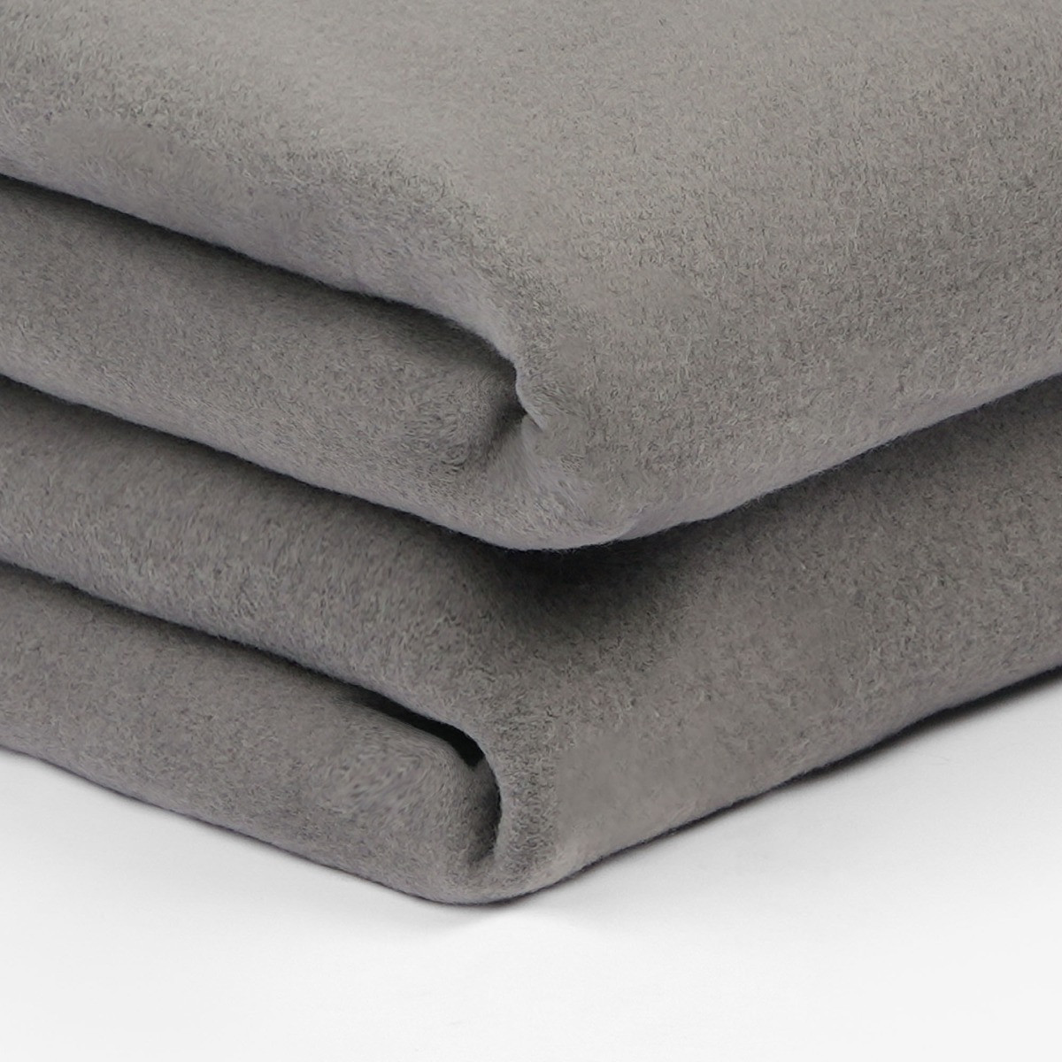 OHS Plain Fleece Throw, Charcoal - 120 x 150 cm>