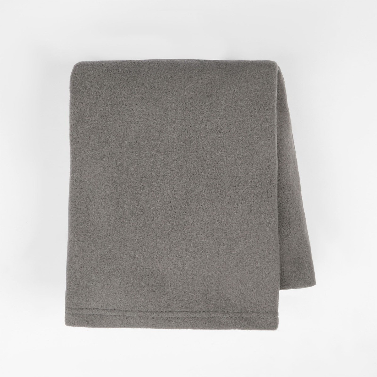 OHS Plain Fleece Throw, Charcoal - 150 x 200cm>