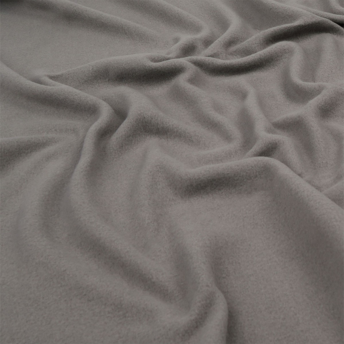 OHS Plain Fleece Throw, Charcoal - 200 x 240cm>