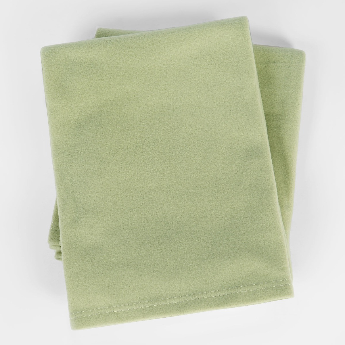 OHS Plain Fleece Throw, Sage - 120 x 150cm>