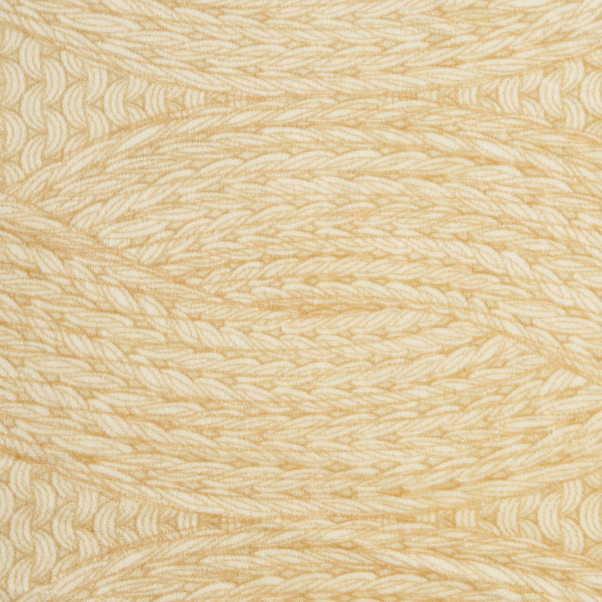 Dreamscene Chunky Knit Sherpa Throw, Cream - 150 x 180cm>