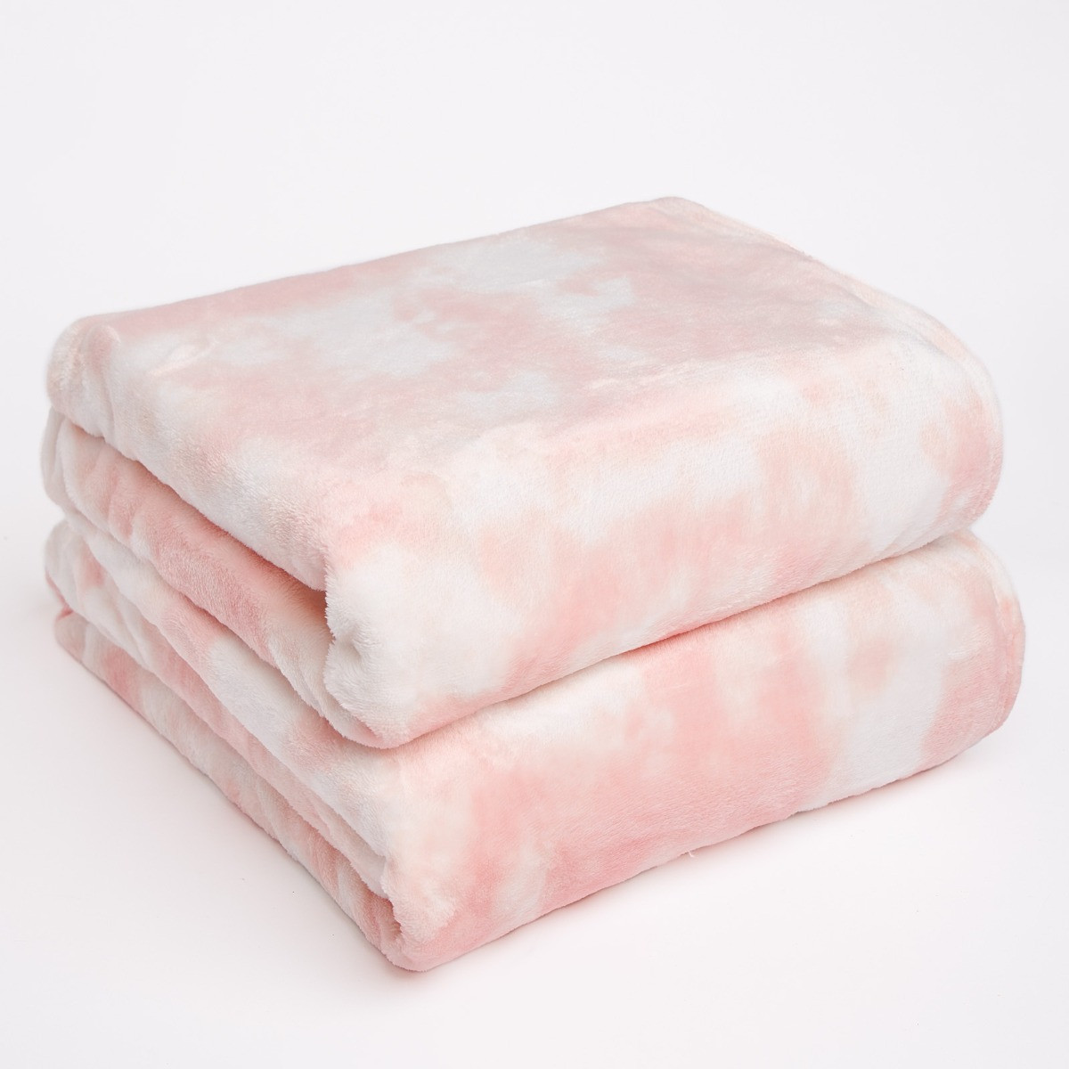 Dreamscene by OHS Tie Dye Supersoft Throw Blanket, Blush - 47 x 60 inches>