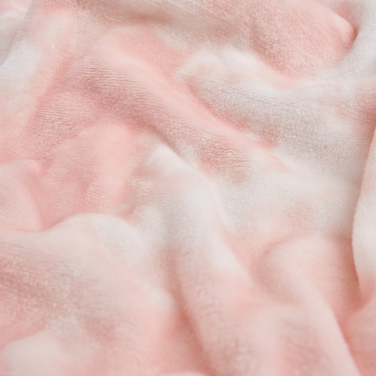 Dreamscene Tie Dye Supersoft Throw Blush