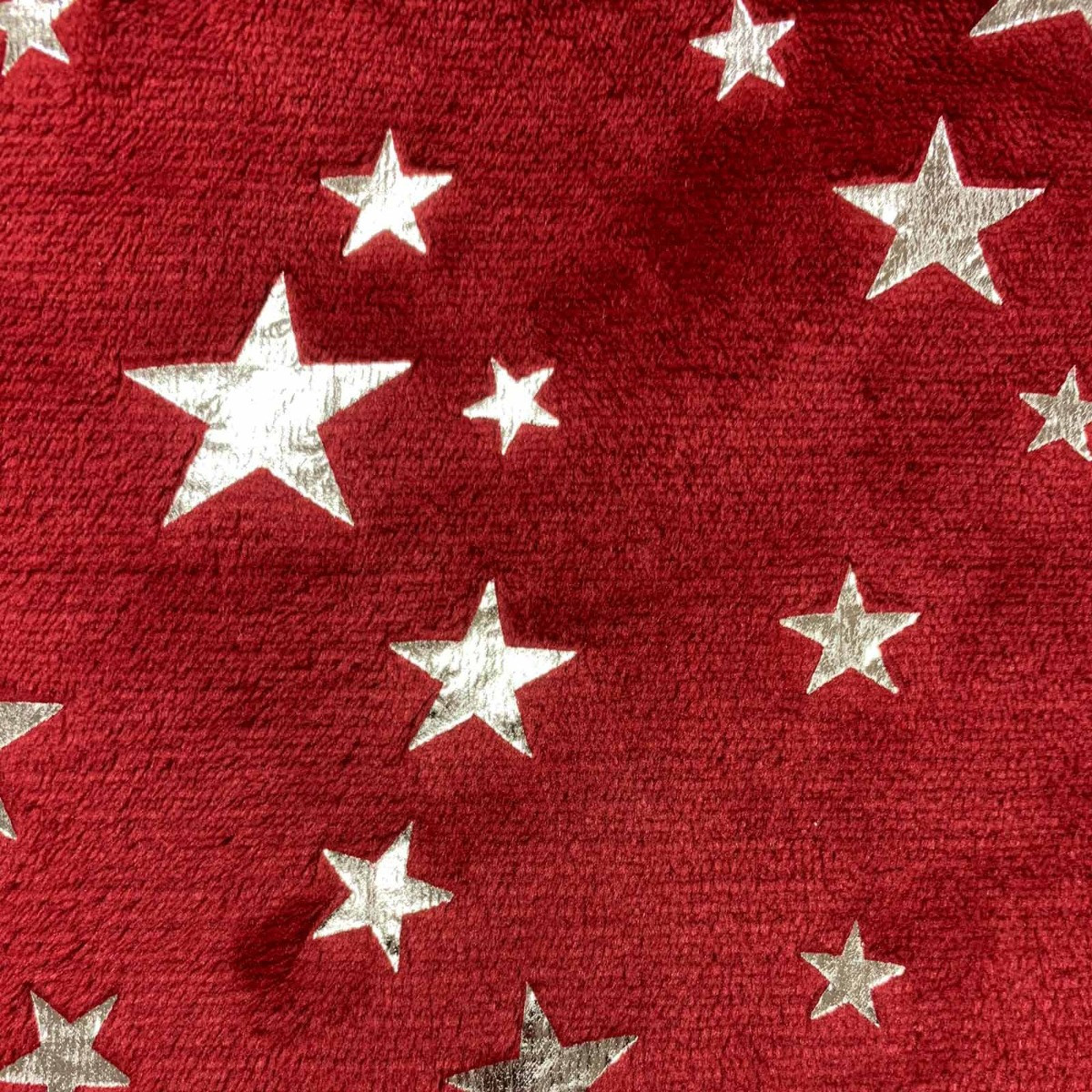 Dreamscene Supersoft Star Throw, Red - 125 x 150cm>