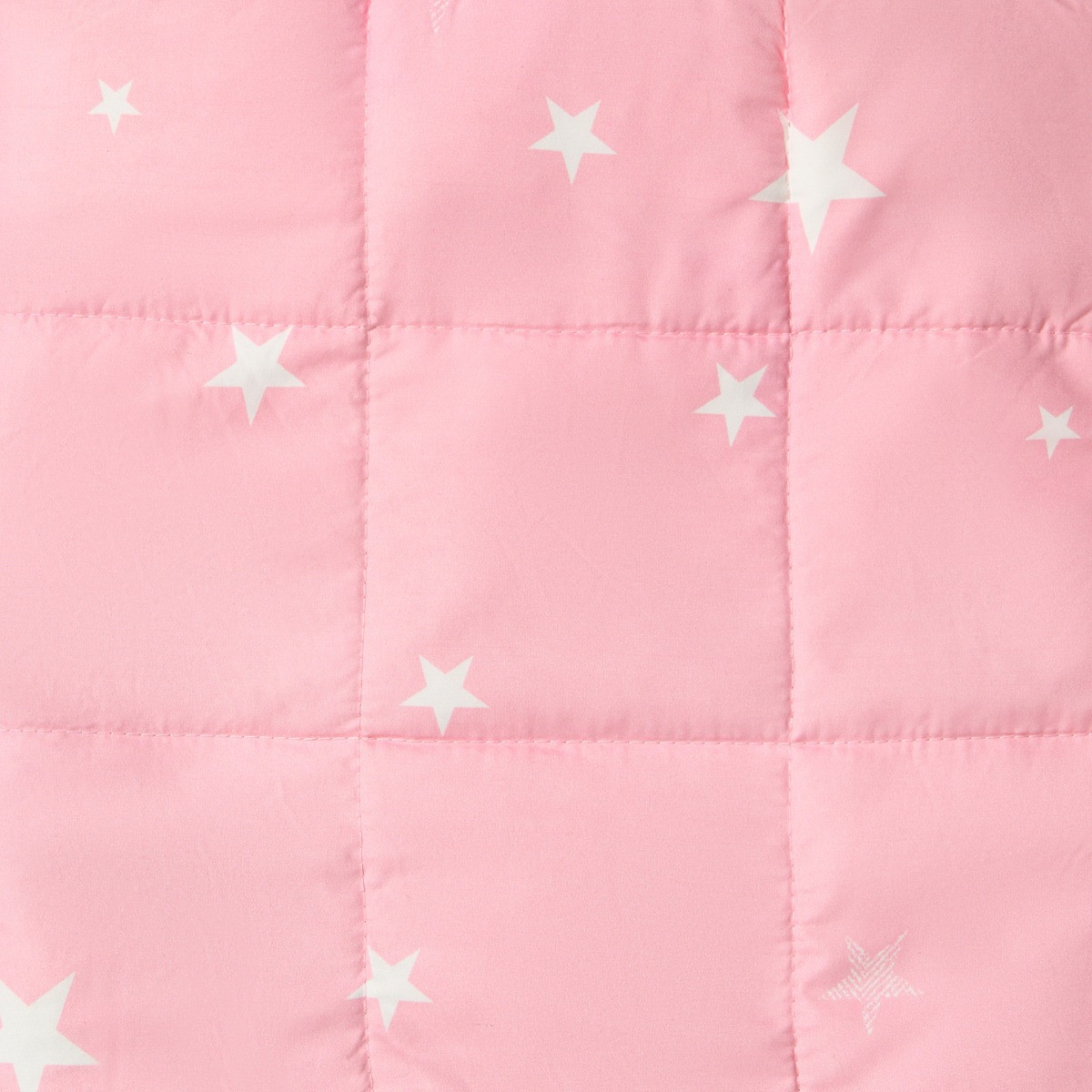 OHS Kids Star Teddy Fleece Weighted Blanket, Blush - 3kg>