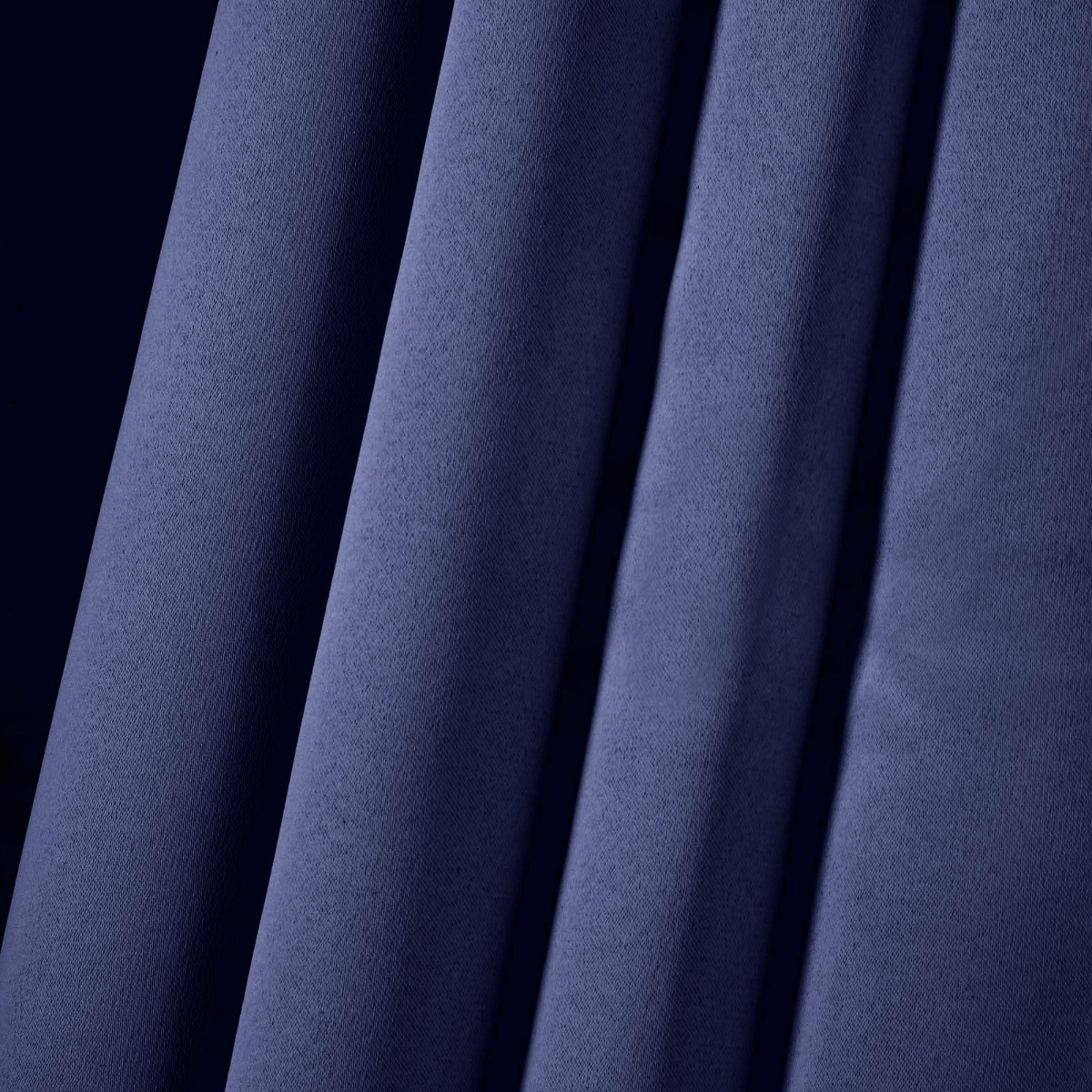 Dreamscene Eyelet Blackout Curtains, Navy - 117 x 137cm (46" x 54")>
