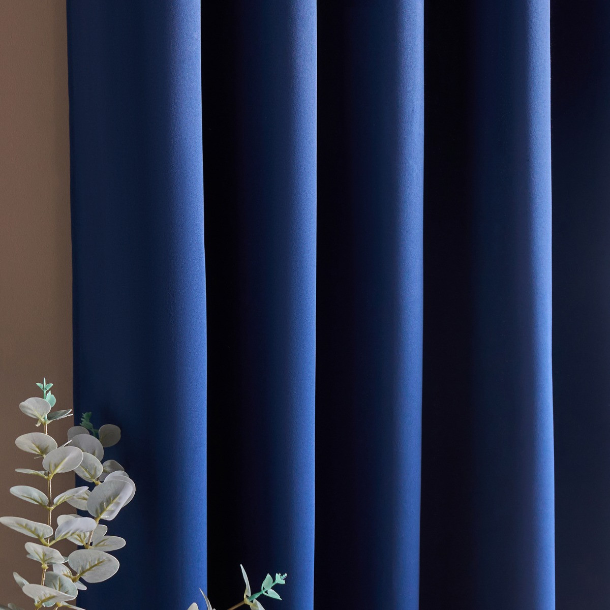 OHS Eyelet Blackout Curtains - Navy>