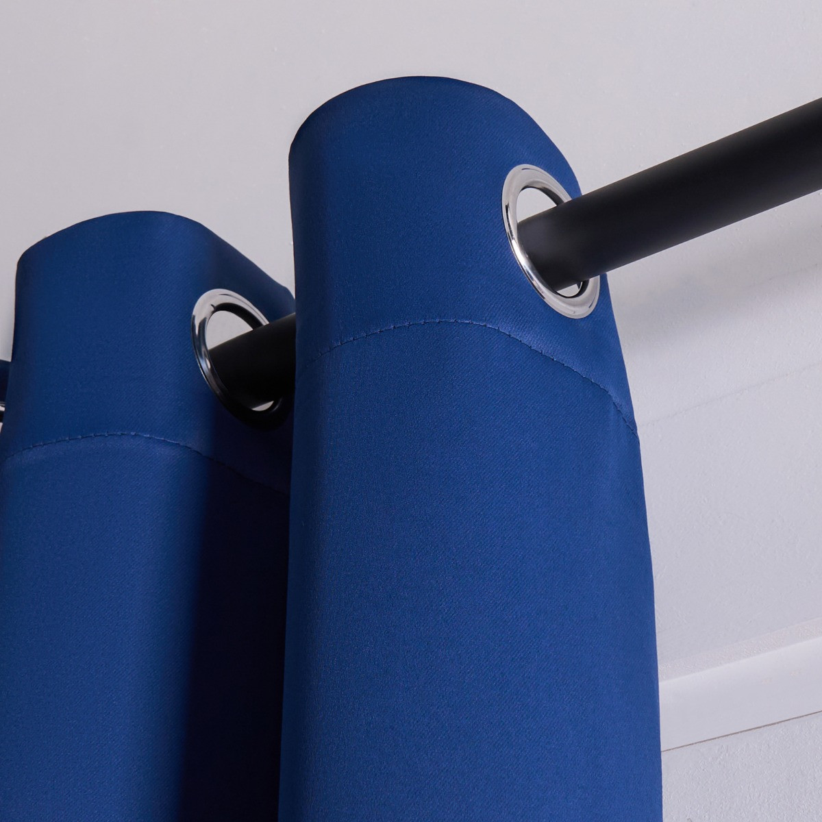 OHS Eyelet Blackout Curtains - Navy>