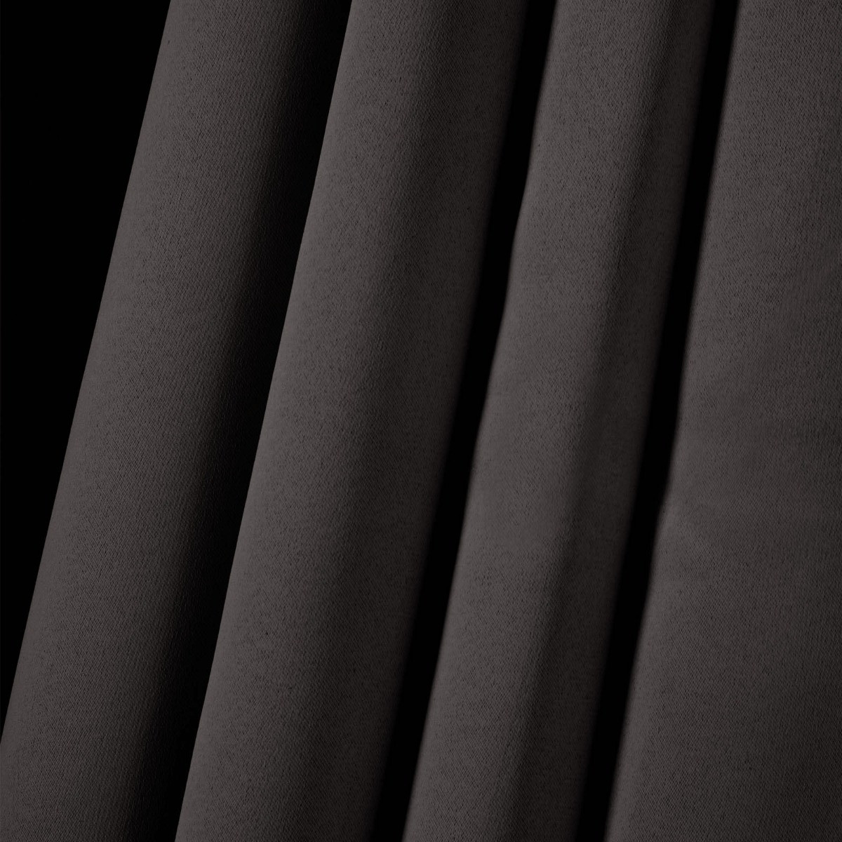 OHS Pencil Pleat Blackout Curtains - Graphite>