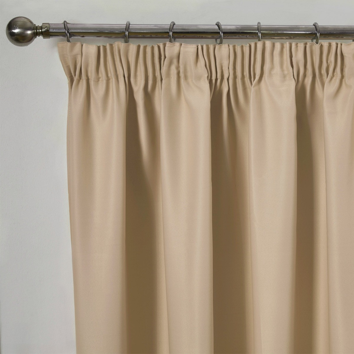 OHS Pencil Pleat Blackout Curtains - Sand>