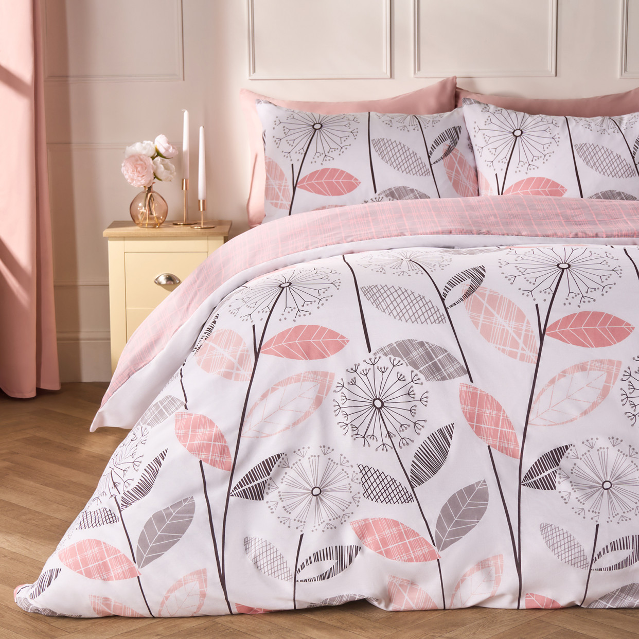 OHS Allium Duvet Cover Set - Blush>