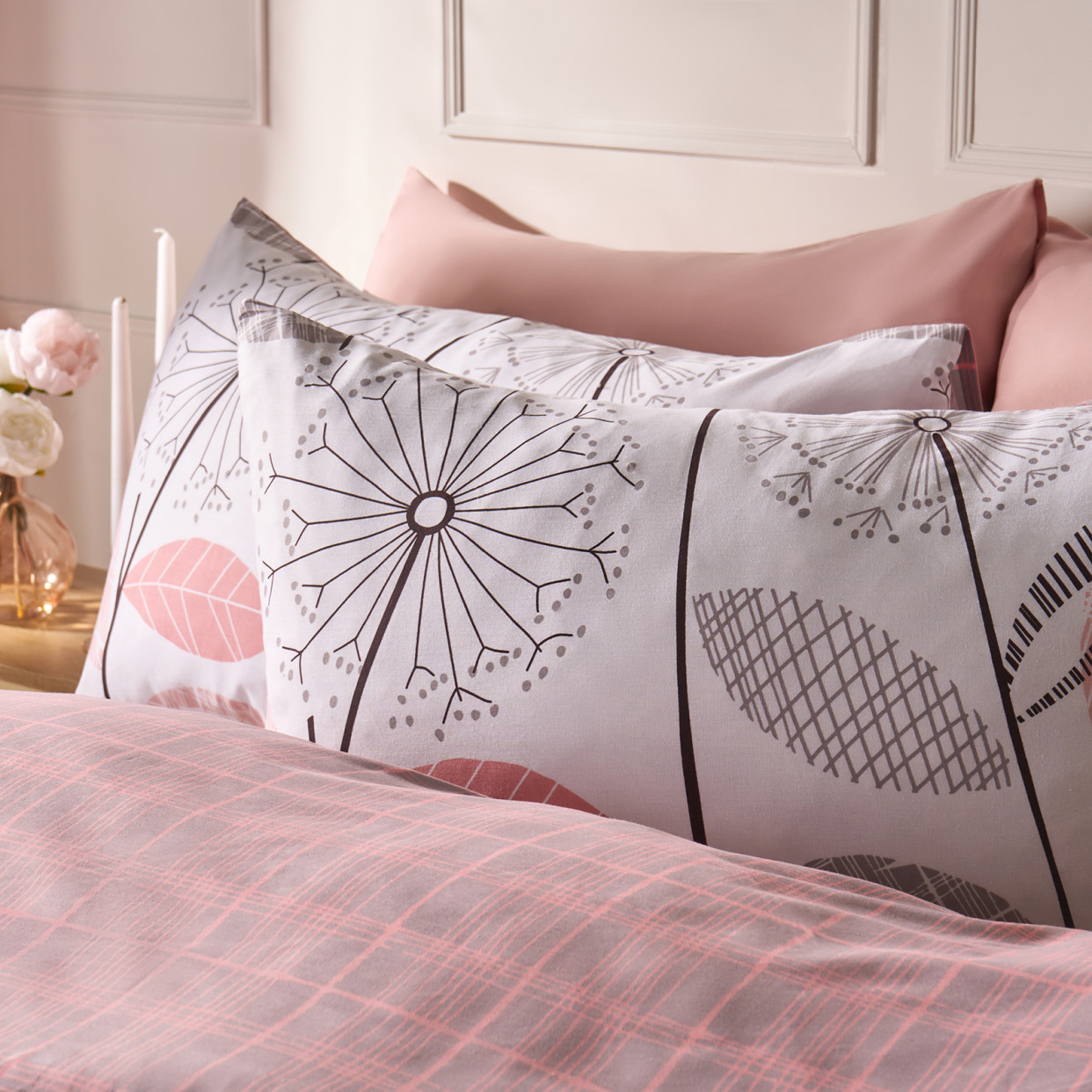 OHS Allium Duvet Cover Set - Blush>