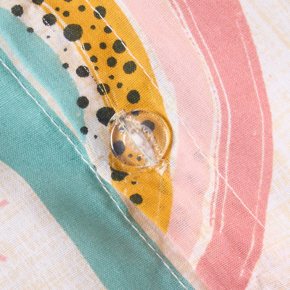 OHS Rainbow Print Duvet Set - Multi>