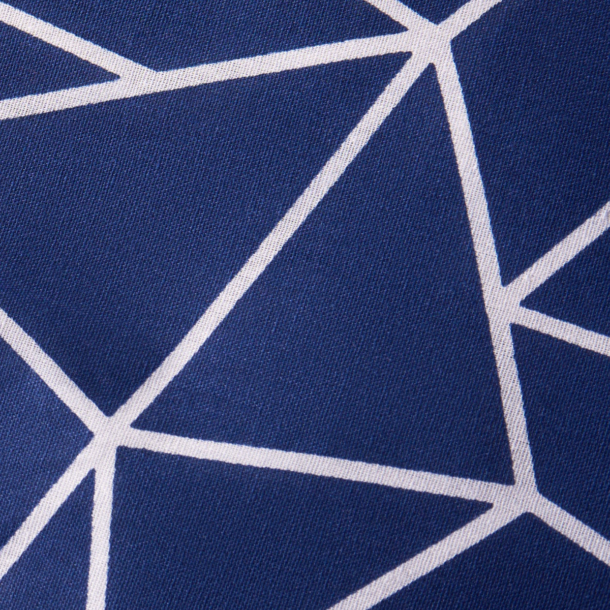 OHS Shapes Duvet Cover Set, Navy - King>