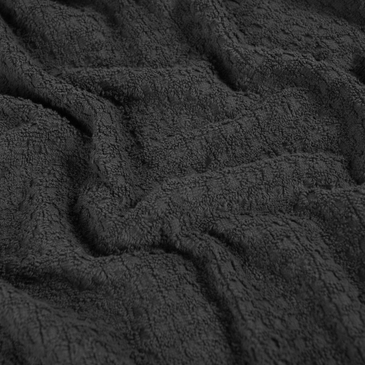 OHS 100% Cotton 2 Piece Waffle Bath Sheets - Grey>