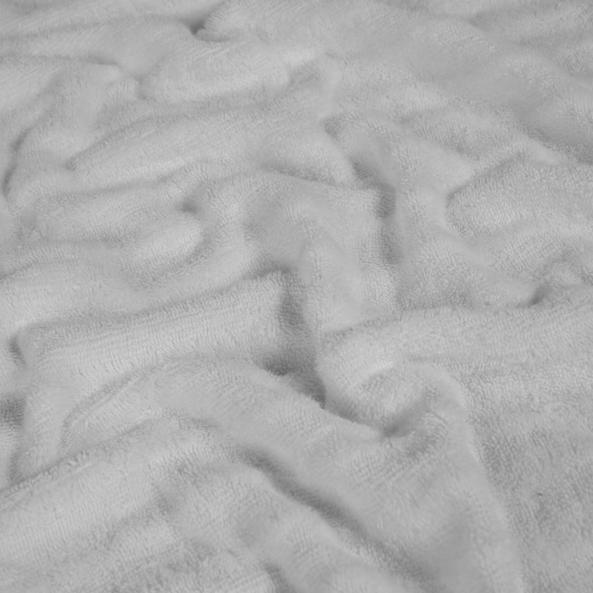 Highams 100% Cotton Jumbo Ribbed Stripe Towel Bale 8 Piece - White>