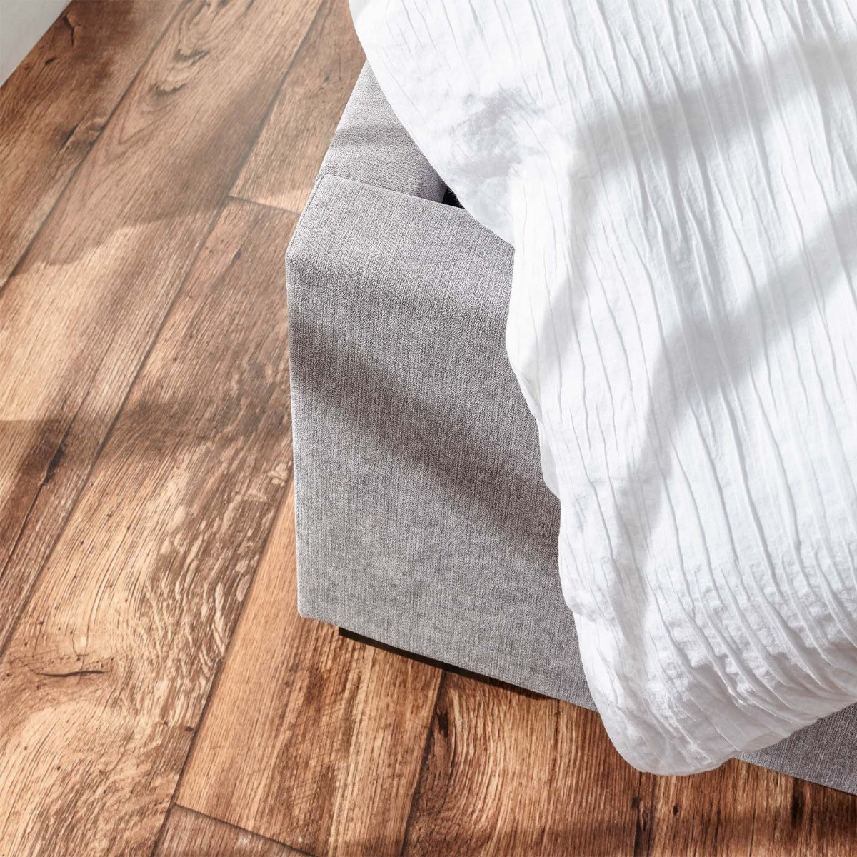 Dakota Ottoman Storage Bed - Platinum>