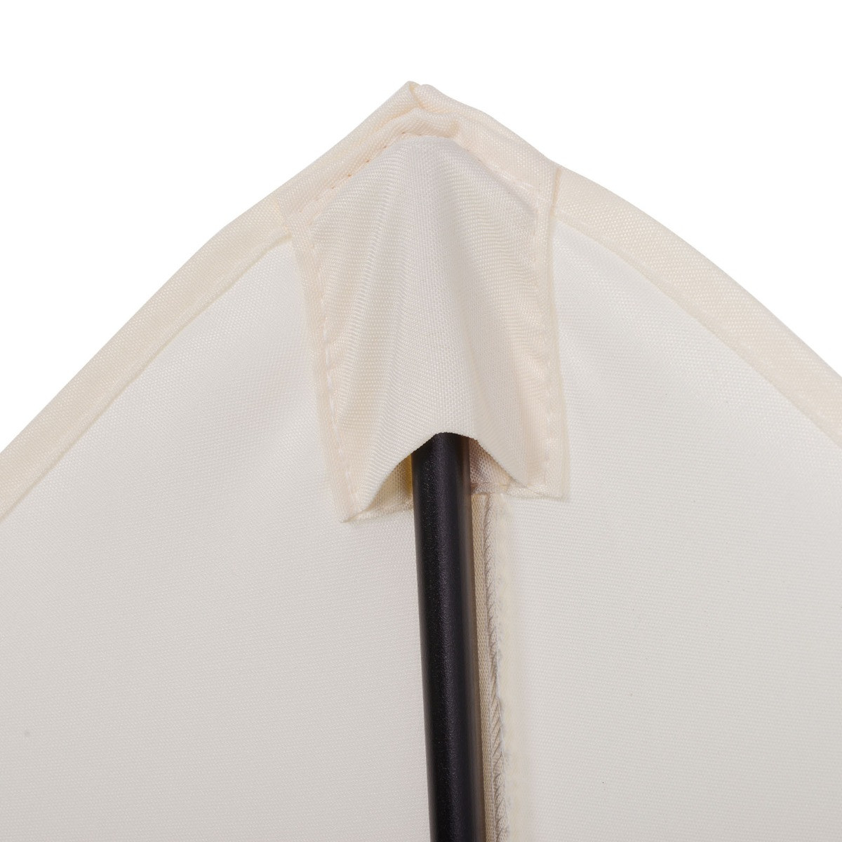 Outsunny Patio Parasol Umbrella, Cream - 1.96m>