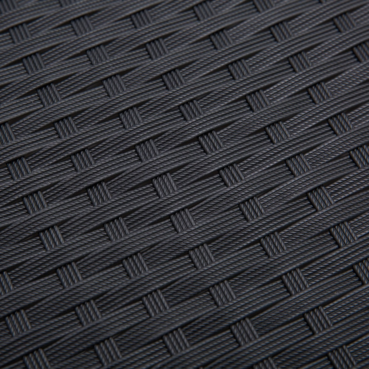 Outsunny Rattan Sofa And Chairs Set, 4 Piece - Black>