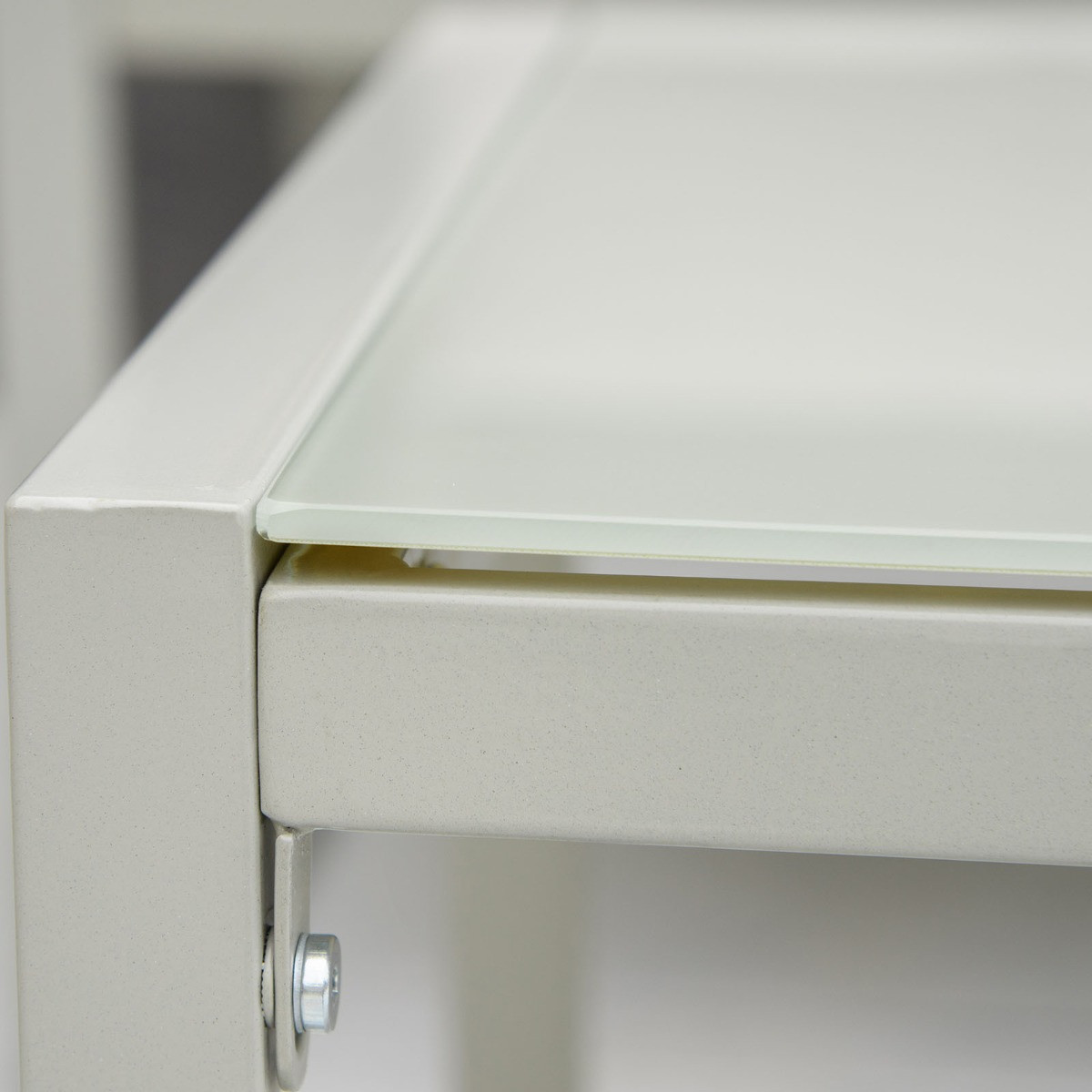 Outsunny Wicker Sofa Set With Tempered Glass Table, Grey - 4 Seater>