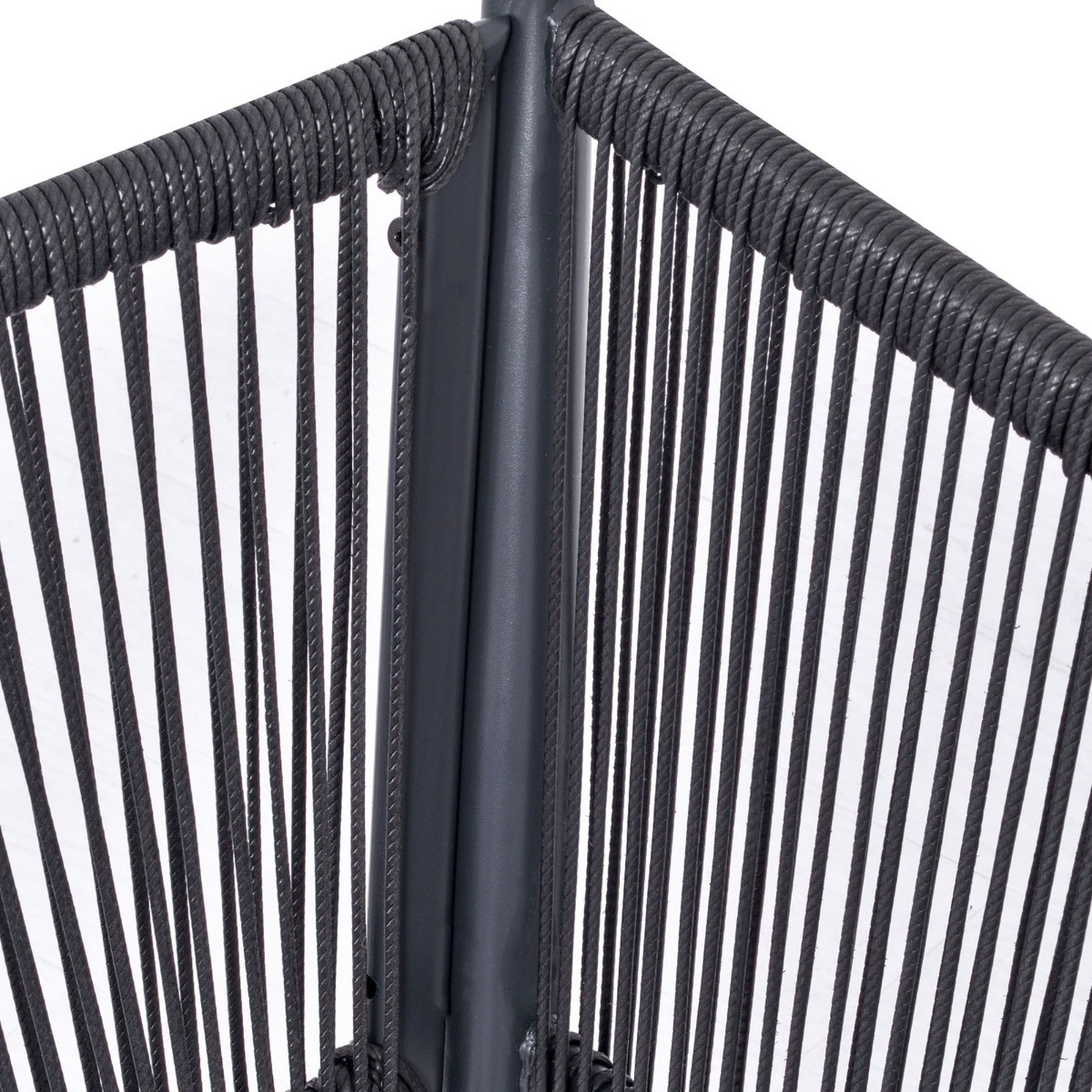 Outsunny Wicker Rattan Sofa Set With Coffee Table, Charcoal - 4 Seater>