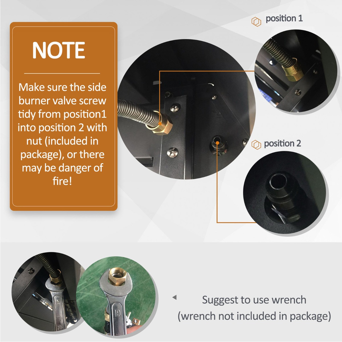 Outsunny 4 Burner Gas BBQ - Black>