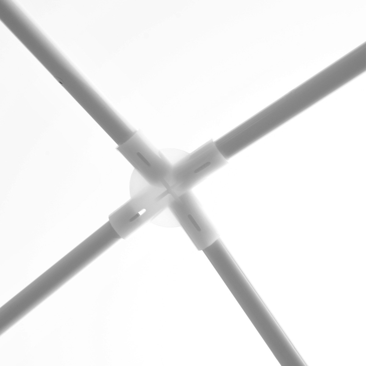 Outsunny Garden Gazebo, White - 2.7 x 2.7 m>