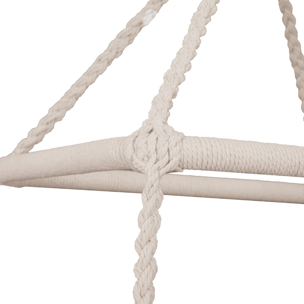 Outsunny Hanging Hammock Macrame Chair - Beige>