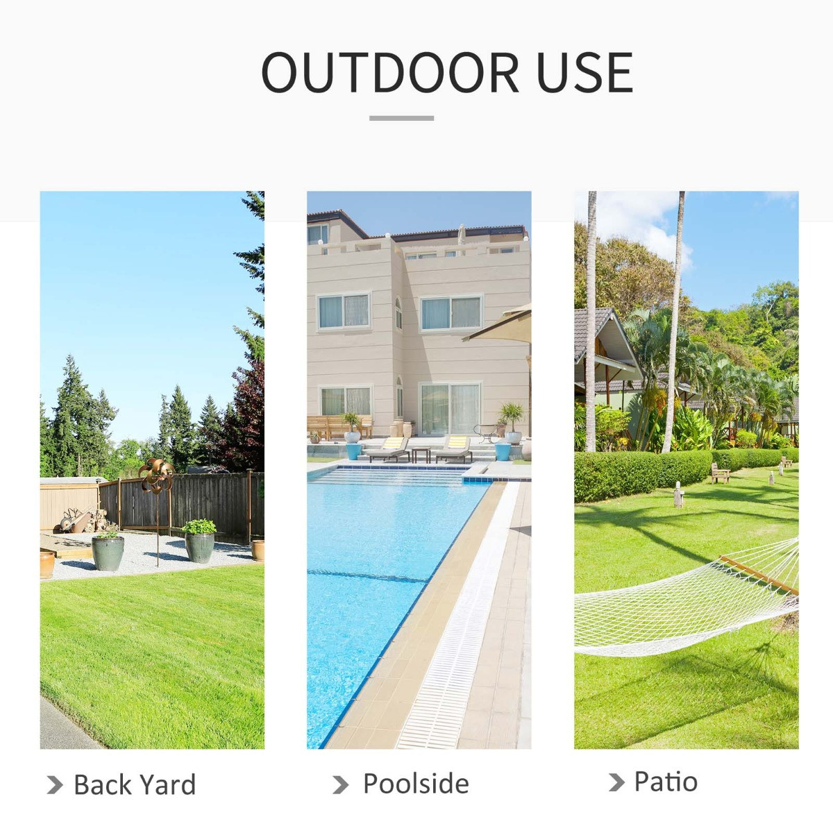 Outsunny Hanging Hammock Macrame Chair - Grey>