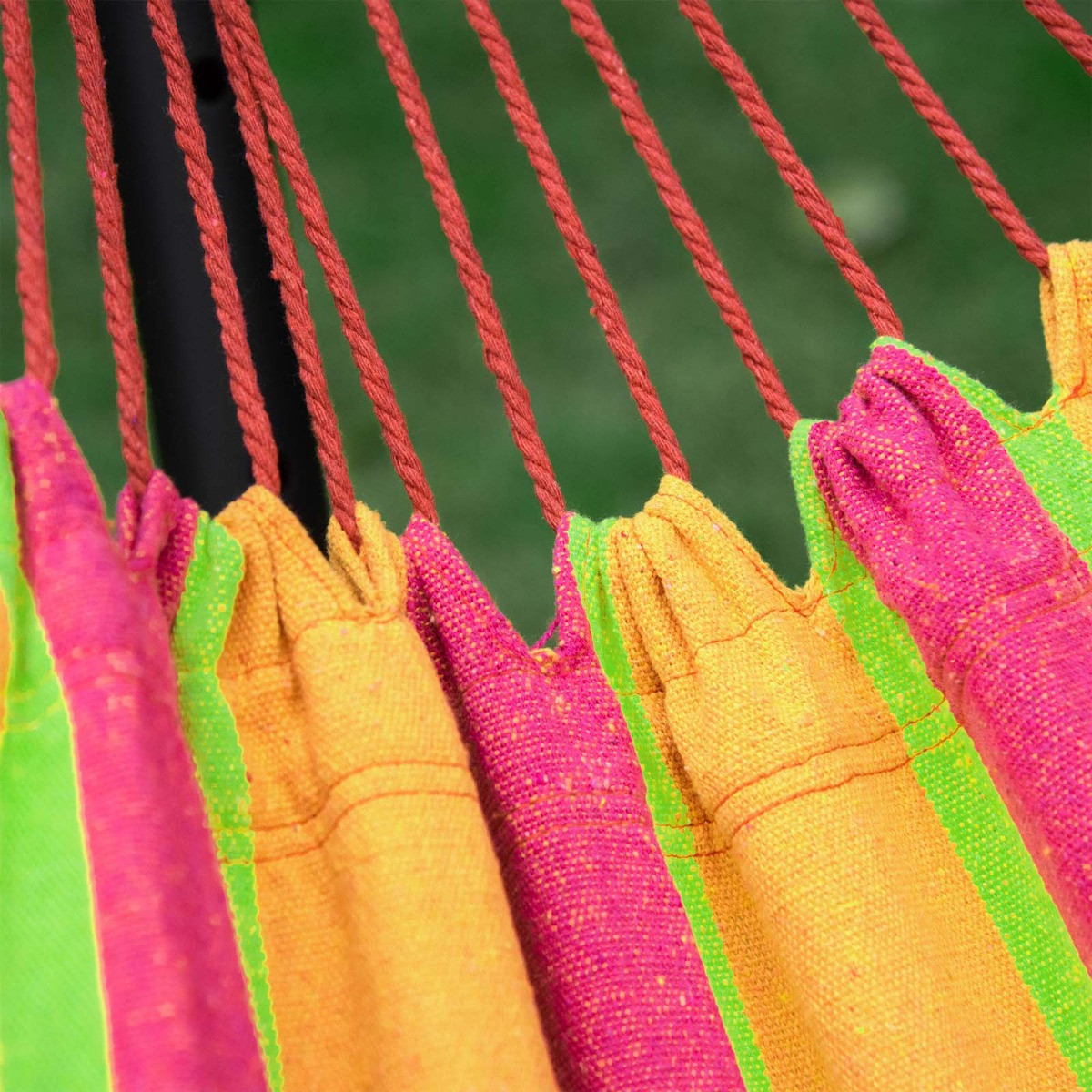 Outsunny Hammock With Stand, Red - 294 x 117 cm>