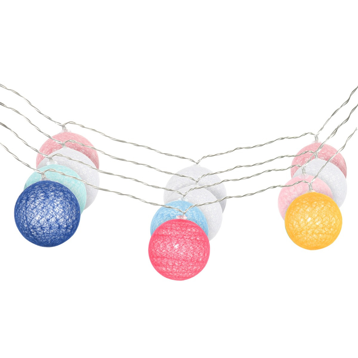 Outsunny 80 Garden Festoon String Lights - 4 Pack>
