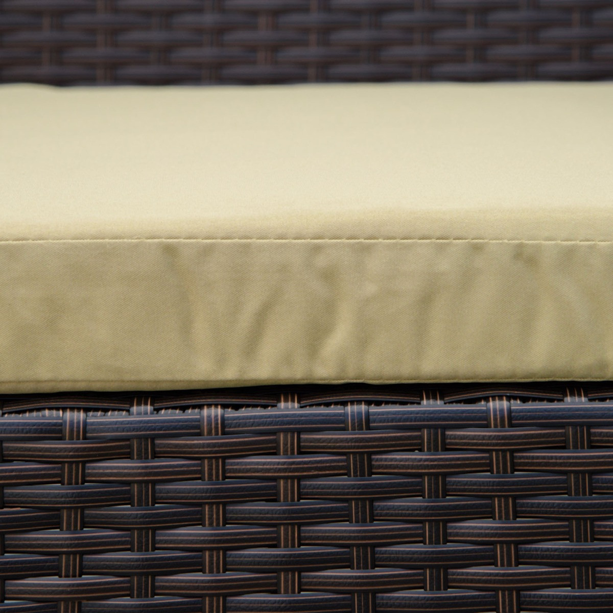 Outsunny Rattan Wicker Bistro Set, Brown/Beige - 3 Piece>