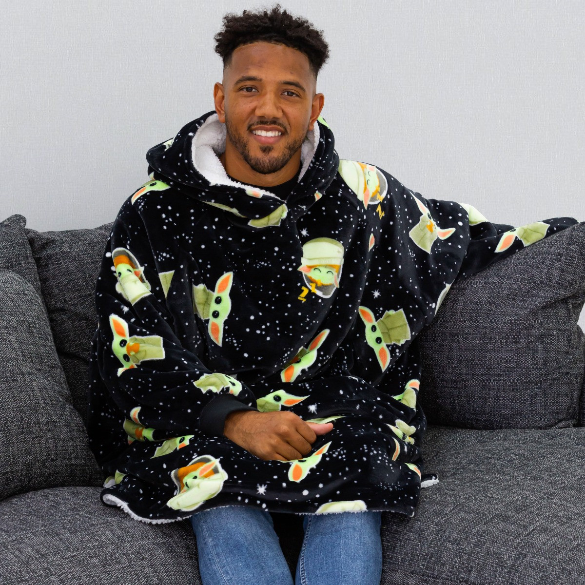 Blanket Women's Mandalorian Hoodie Wearable Blanket Hoodie