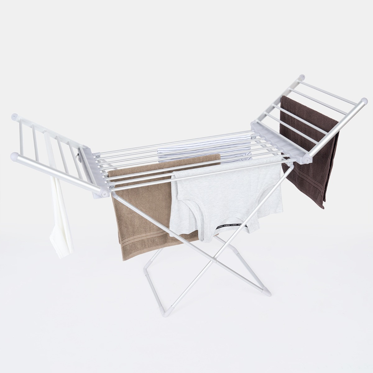 OHS Winged Heated Airer - Grey>