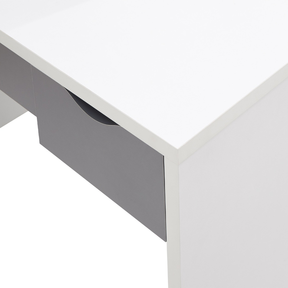 Elizabeth Dressing Table Set - White/Grey>