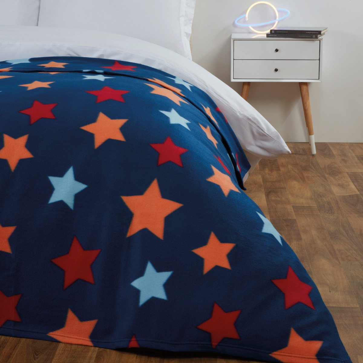 Fleece Blanket 120x150cm - Star>