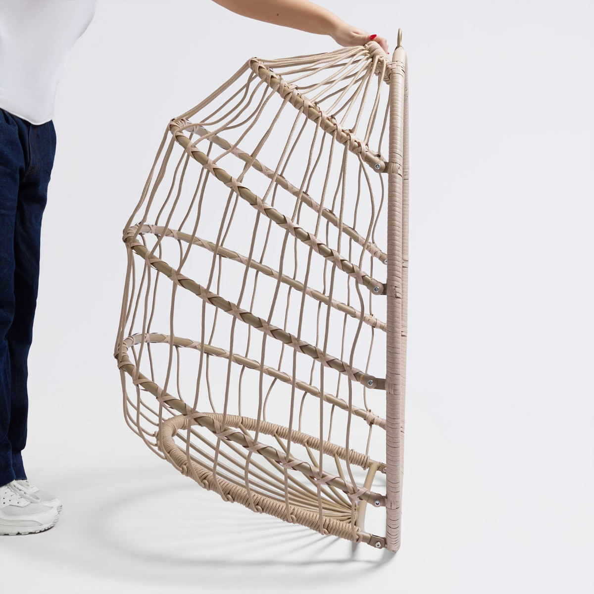 OHS Foldable Hanging Egg Chair - Natural >