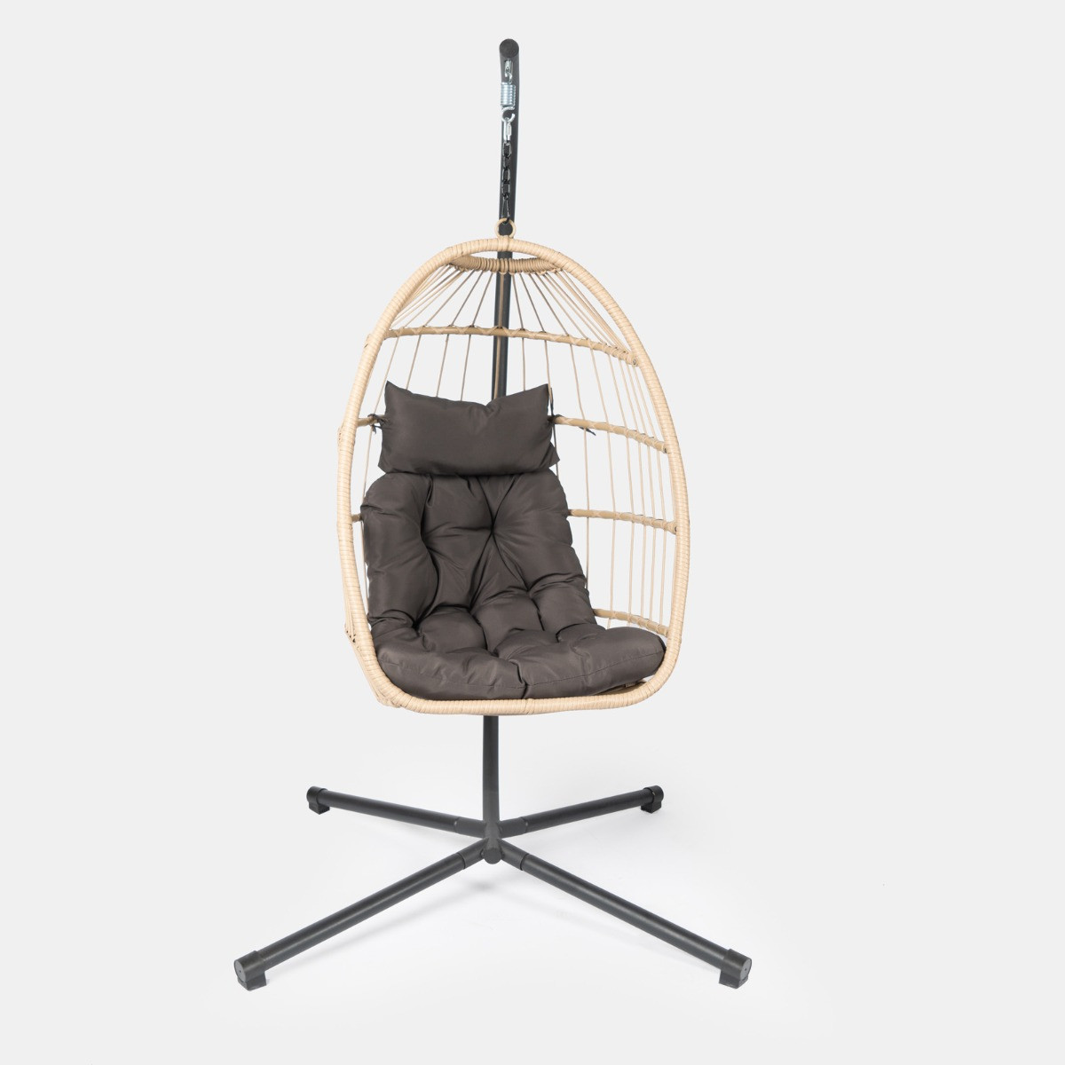 OHS Foldable Hanging Egg Chair - Natural >