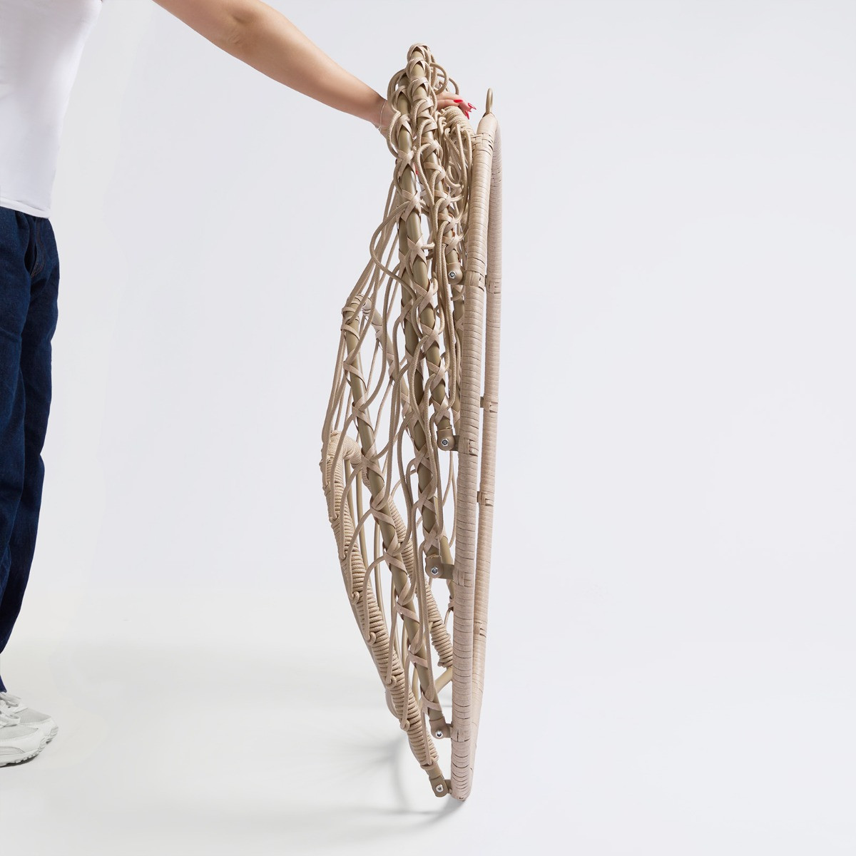 OHS Foldable Hanging Egg Chair - Natural >