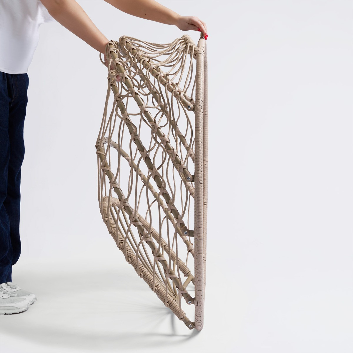OHS Foldable Hanging Egg Chair - Natural >